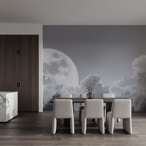 Vollmond am Himmel