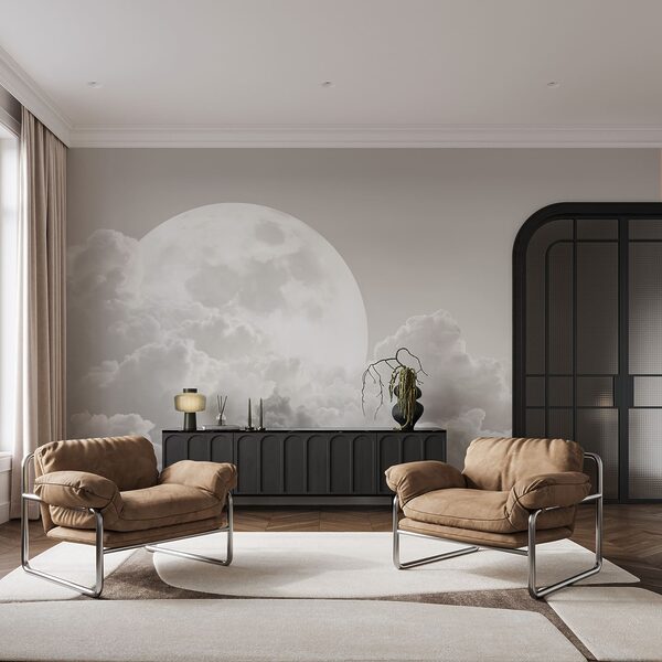 Vollmond hinter den Wolken Vollmond hinter den Wolken