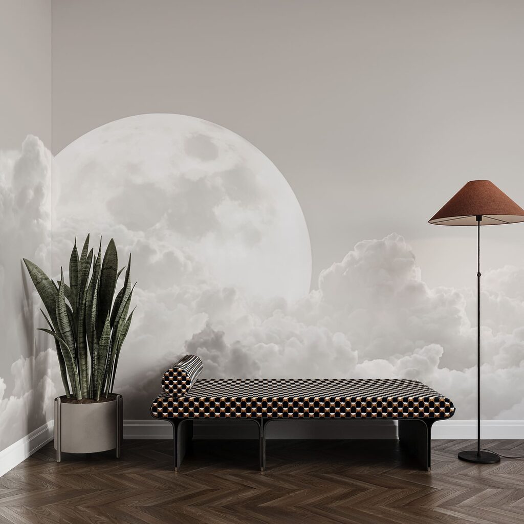 Vollmond hinter den Wolken Vollmond hinter den Wolken
