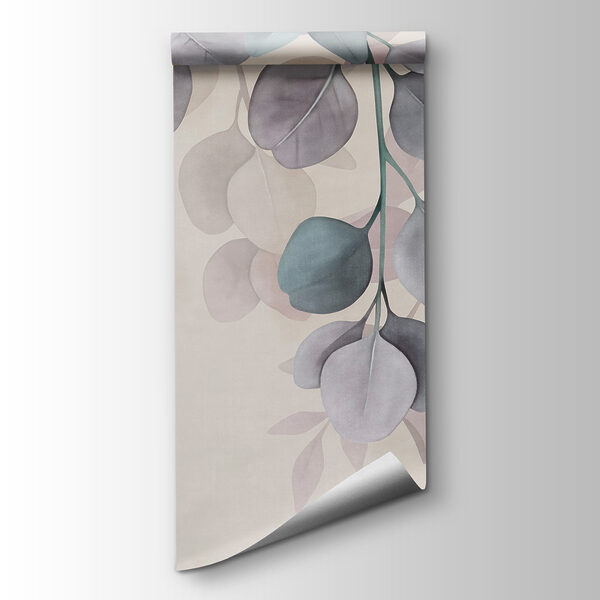 Delicate leaves in soft hues