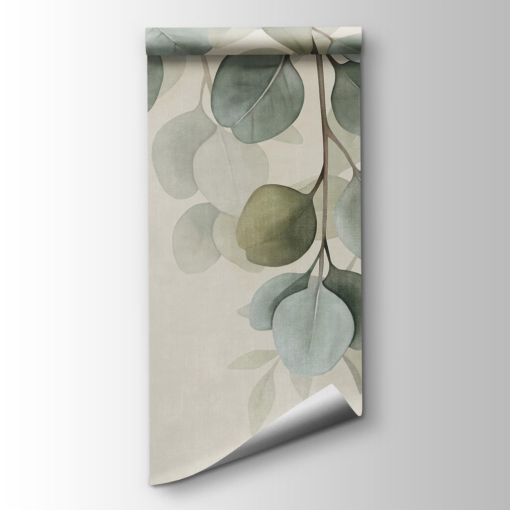 Gentle leaves framing a soft background Gentle leaves framing a soft background