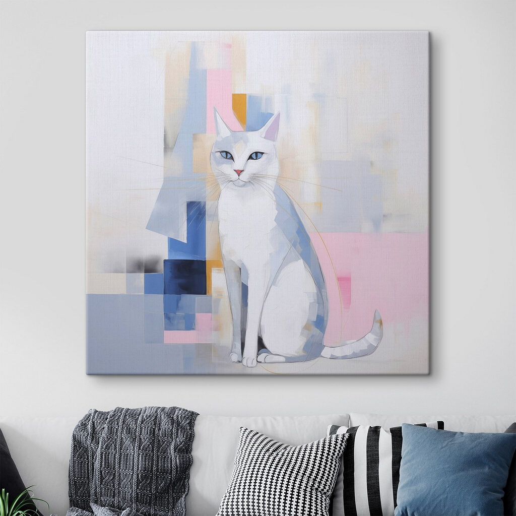Painting of a cat Painting of a cat