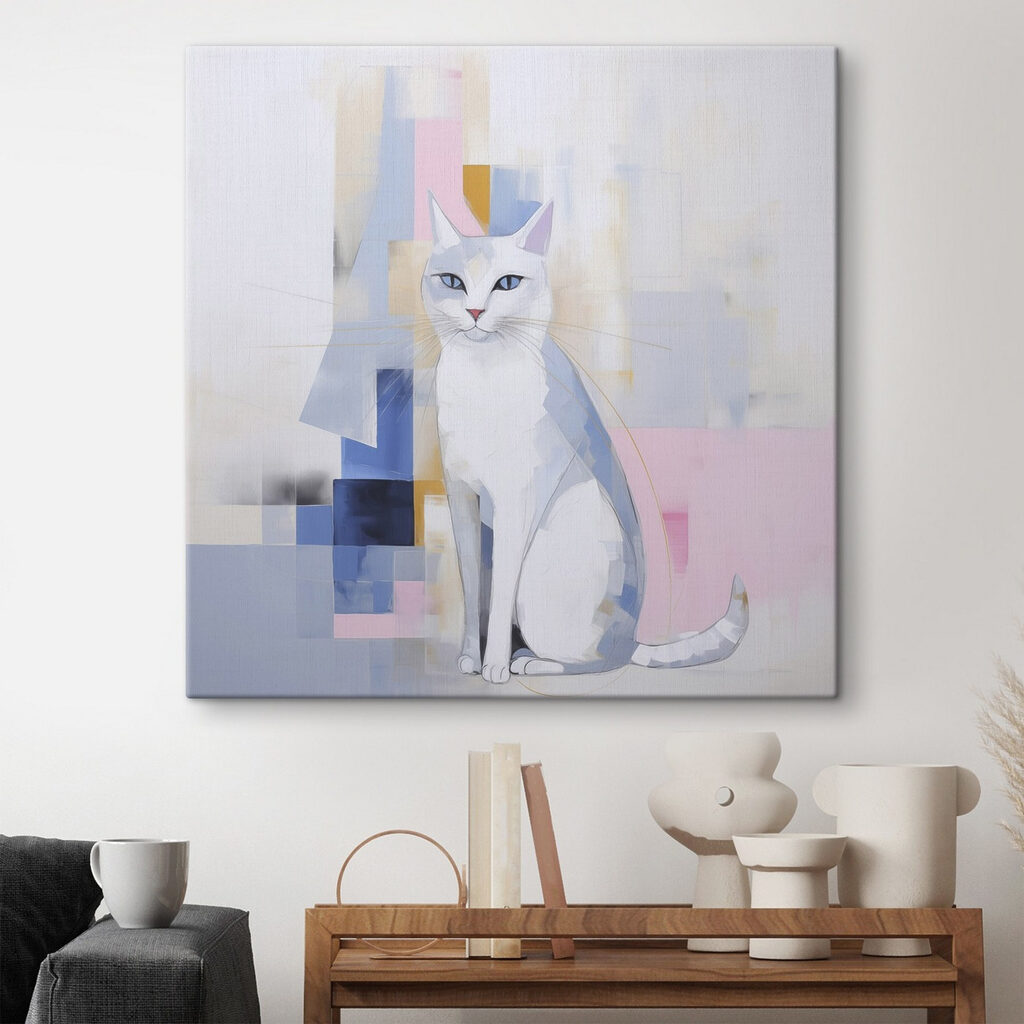 Painting of a cat Painting of a cat