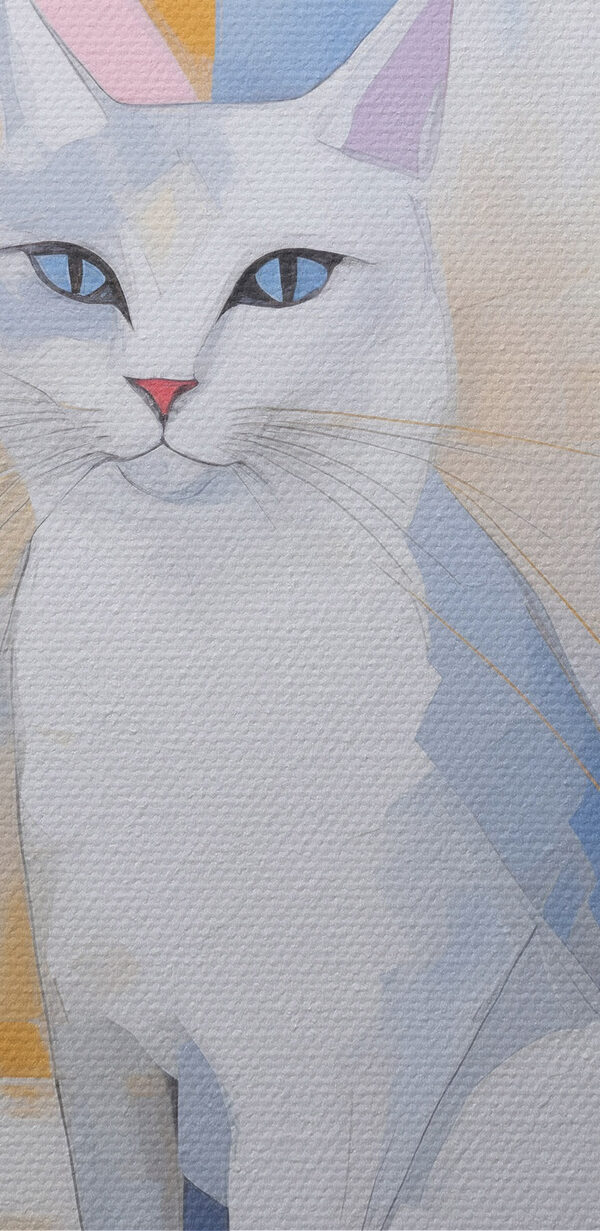 Painting of a cat Painting of a cat