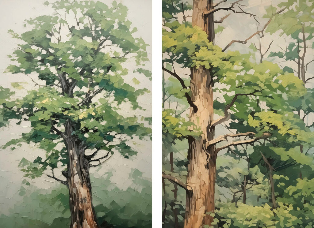 Painting of a tree