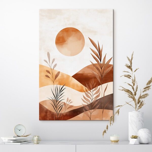 Painting of plants and sun Painting of plants and sun