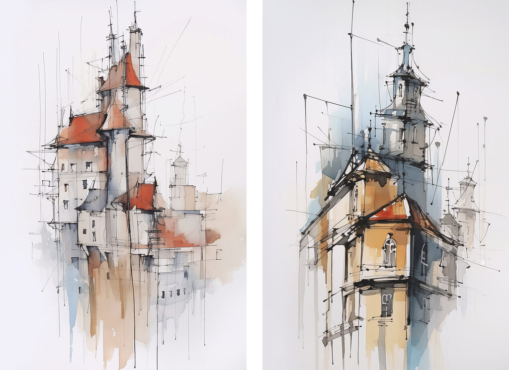 Painting of a castle