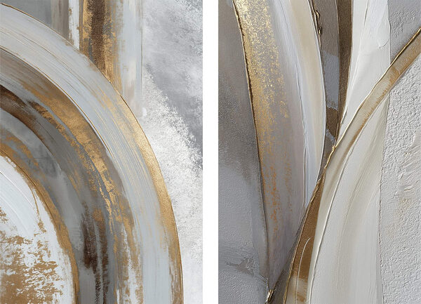 Artistic curves in subtle tones