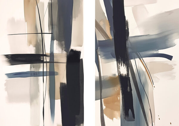 Pair of art pieces