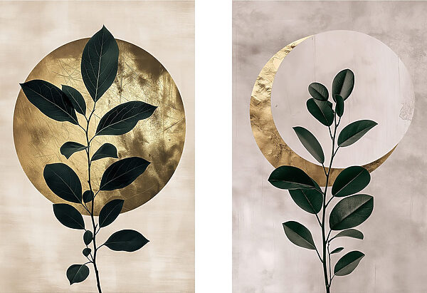 Two pictures of a plant