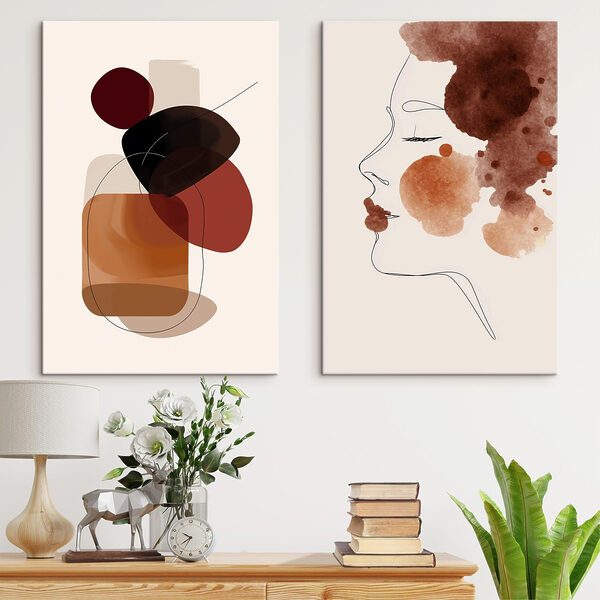 Abstract art showcasing natural forms Abstract art showcasing natural forms