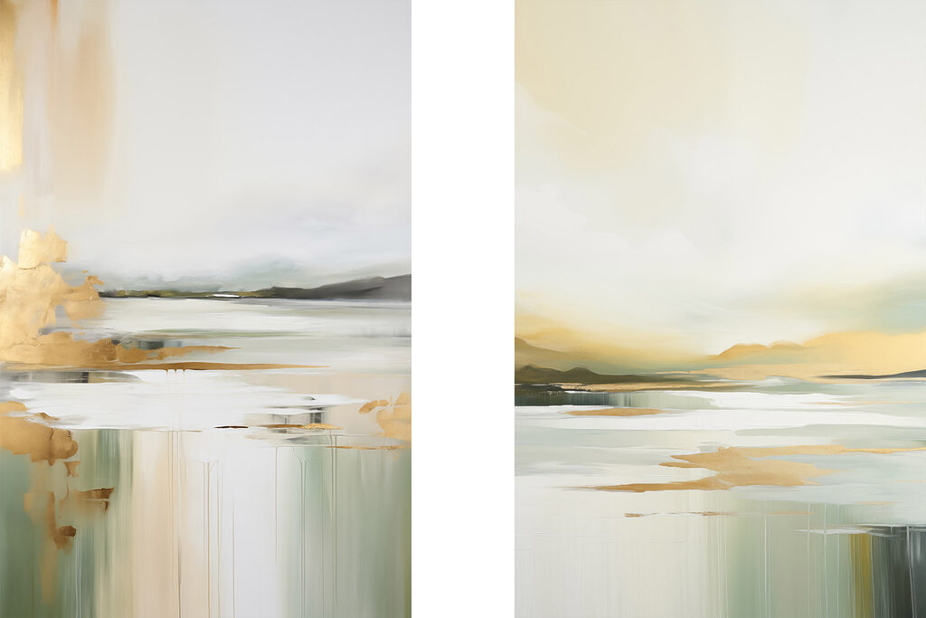Painting of a landscape Painting of a landscape