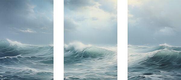 Group of waves in the ocean Group of waves in the ocean