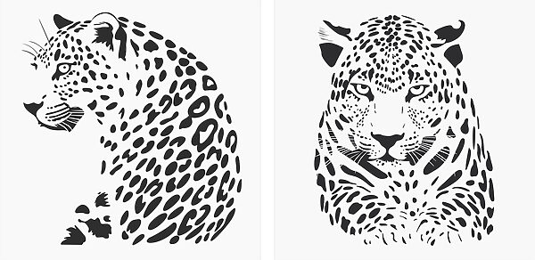 Majestic feline in striking design Majestic feline in striking design