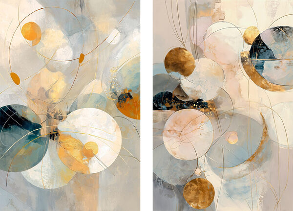 Dynamic shapes in harmonious color balance Dynamic shapes in harmonious color balance