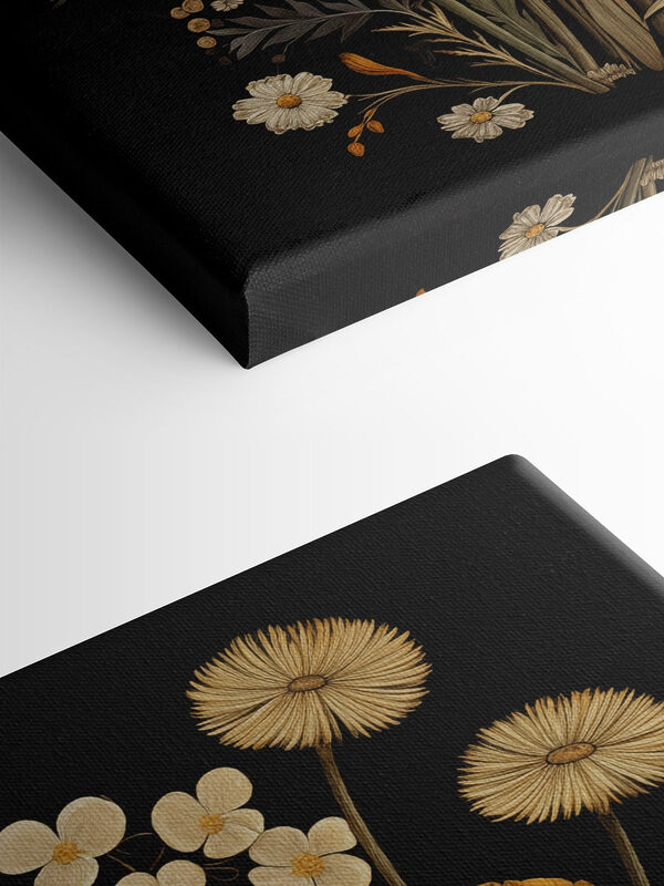 Delicate blooms in muted tones