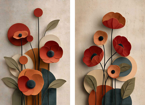 Collage of flowers