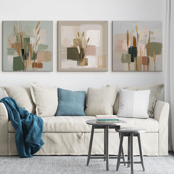 Painting of a bouquet of grass Painting of a bouquet of grass