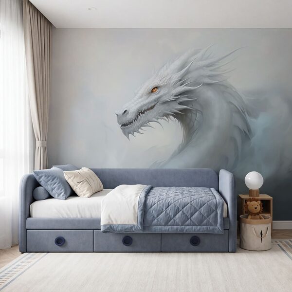Weißer Drache in den Wolken Weißer Drache in den Wolken