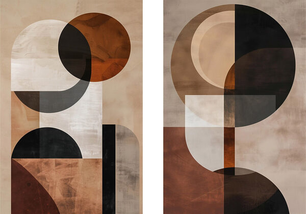 Pair of art pieces