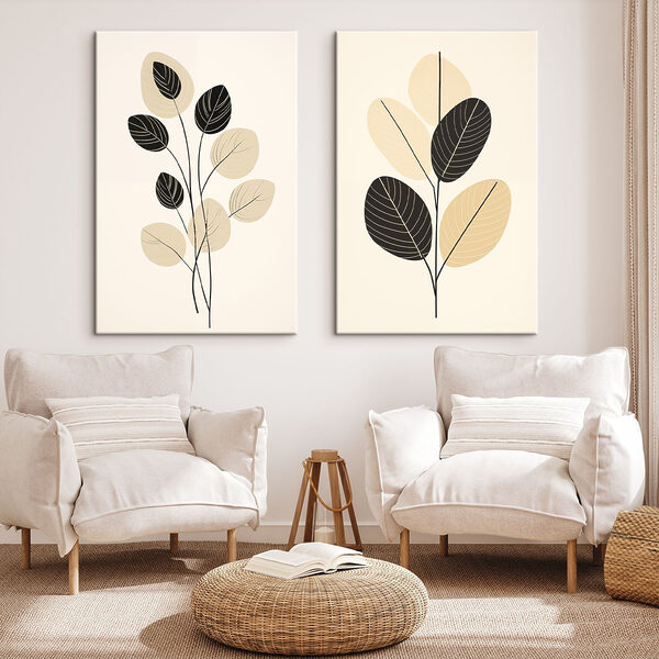 Elegant botanical art for modern spaces Elegant botanical art for modern spaces