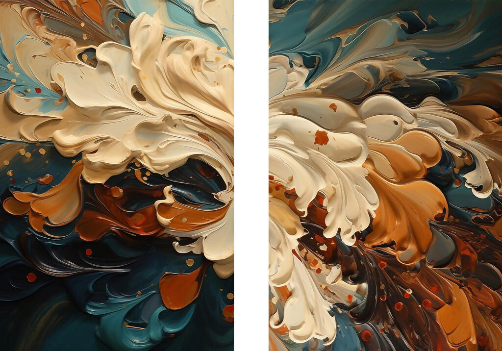 Two images of different colors Two images of different colors
