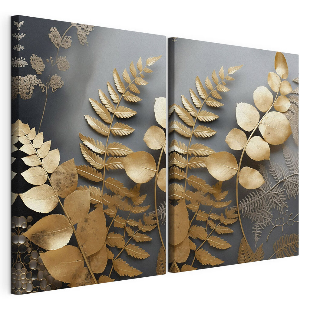 Delicate leaves in harmonious arrangement Delicate leaves in harmonious arrangement