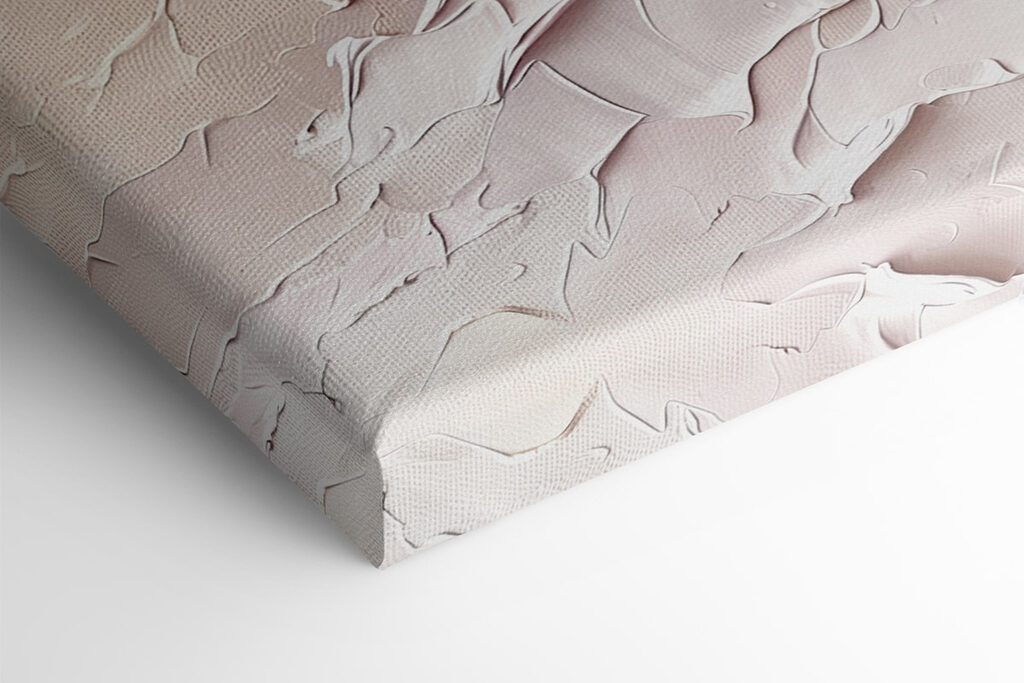 Painting of flowers on a wall