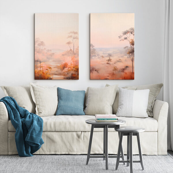 Painting of a landscape Painting of a landscape