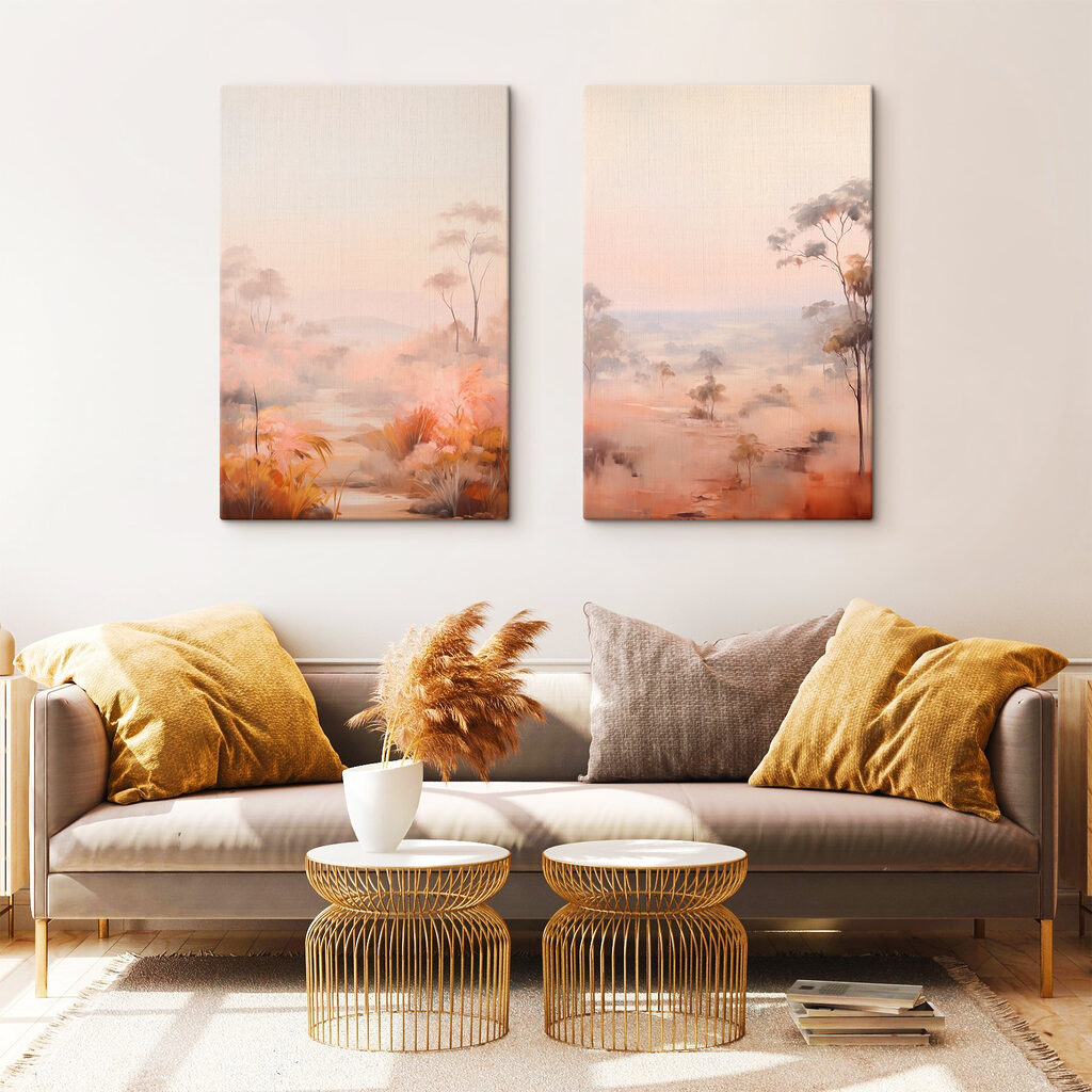 Painting of a landscape Painting of a landscape
