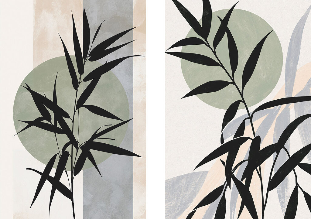 Two images of a plant Two images of a plant