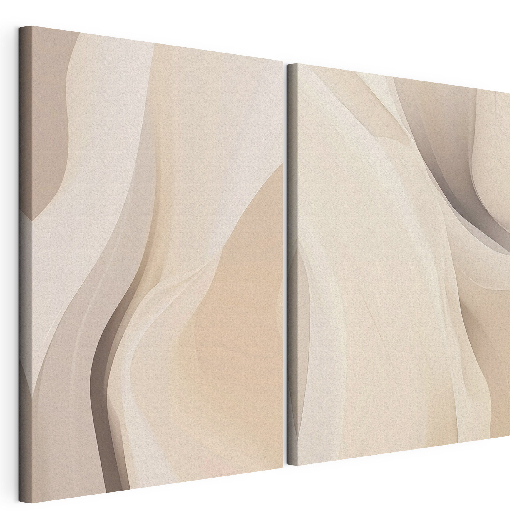 Gentle curves in soft hues Gentle curves in soft hues