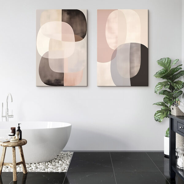 Pair of art pieces Pair of art pieces