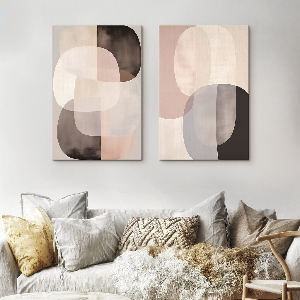 Pair of art pieces Pair of art pieces