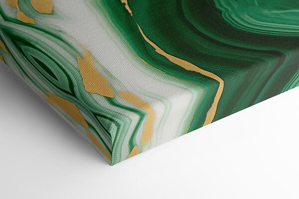 Green and white marbled surface Green and white marbled surface