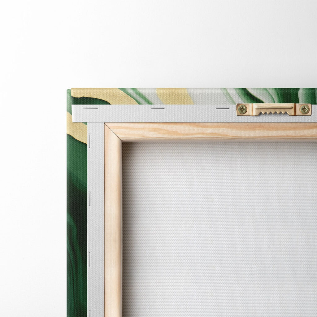 Green and white marbled surface Green and white marbled surface