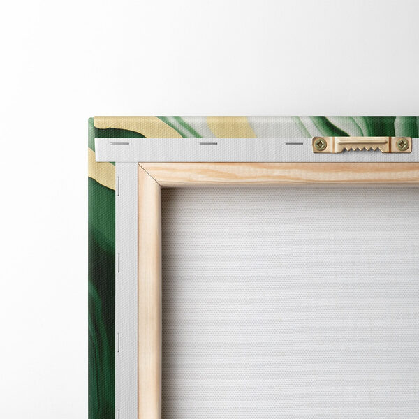 Green and white marbled surface Green and white marbled surface