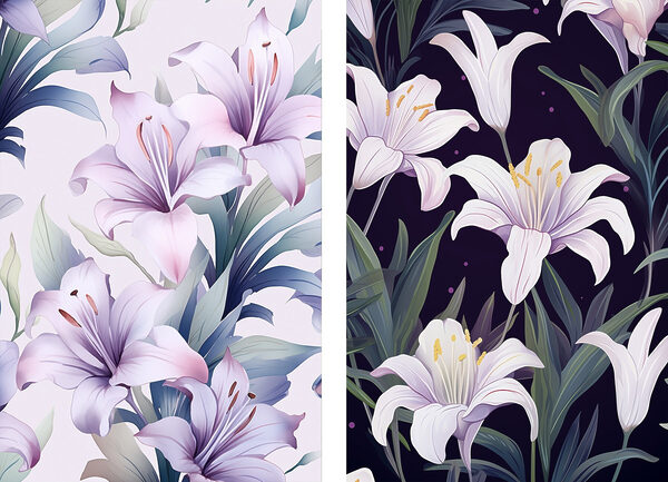 Vibrant flowers in soft hues Vibrant flowers in soft hues