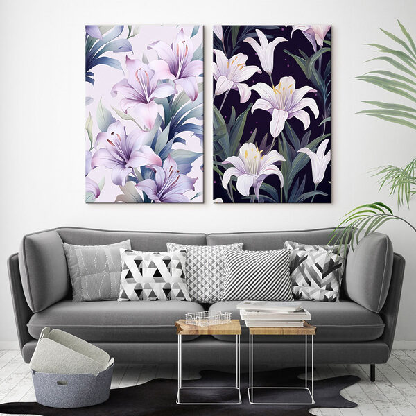 Vibrant flowers in soft hues Vibrant flowers in soft hues