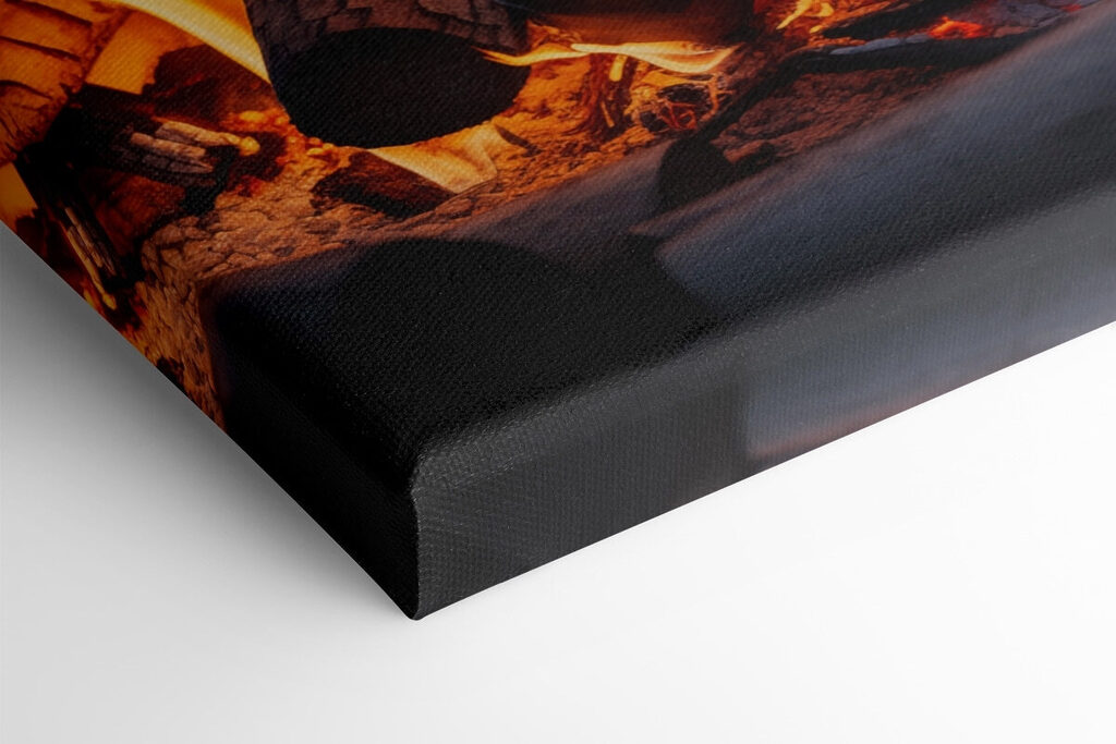 Collage of fire and coals Collage of fire and coals