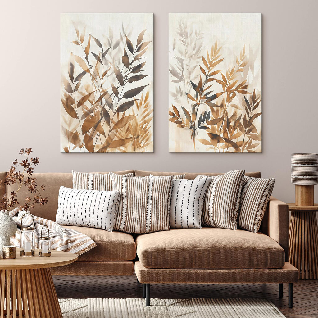 Soft botanical elegance in muted tones Soft botanical elegance in muted tones