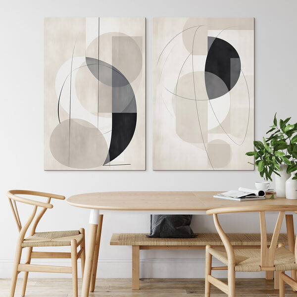 Pair of art pieces Pair of art pieces