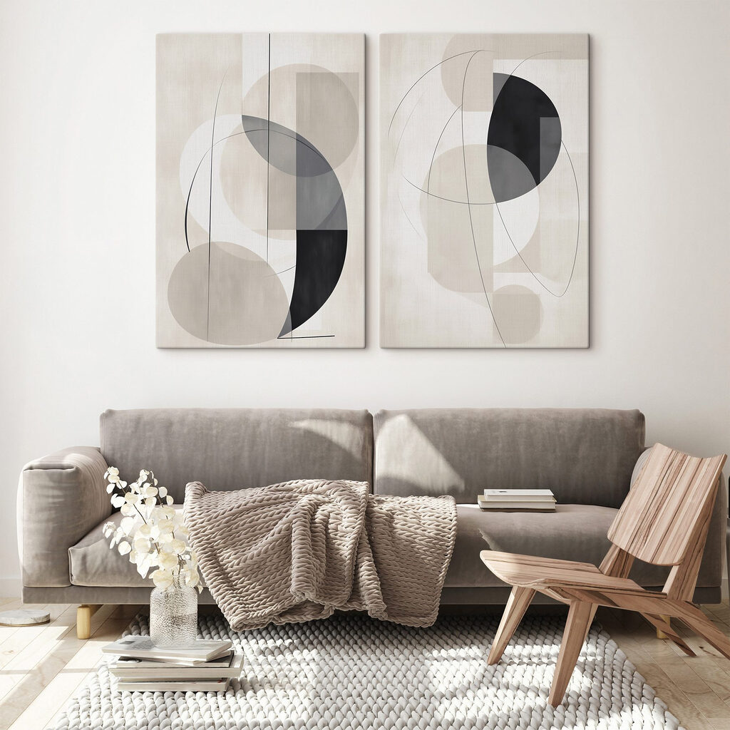 Pair of art pieces Pair of art pieces