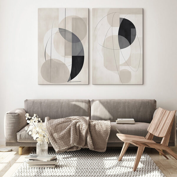 Pair of art pieces Pair of art pieces