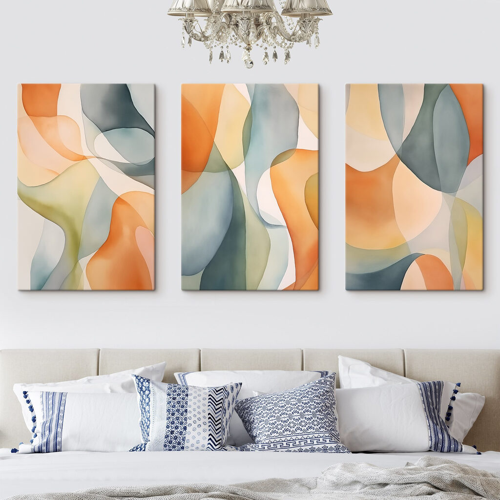 Flowing colors in gentle harmony