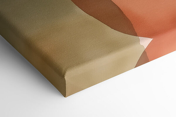 Soft shapes in warm colors blend Soft shapes in warm colors blend