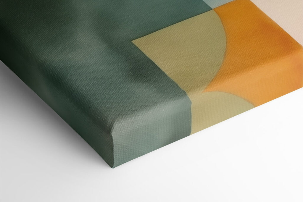 Soft shapes in warm tones