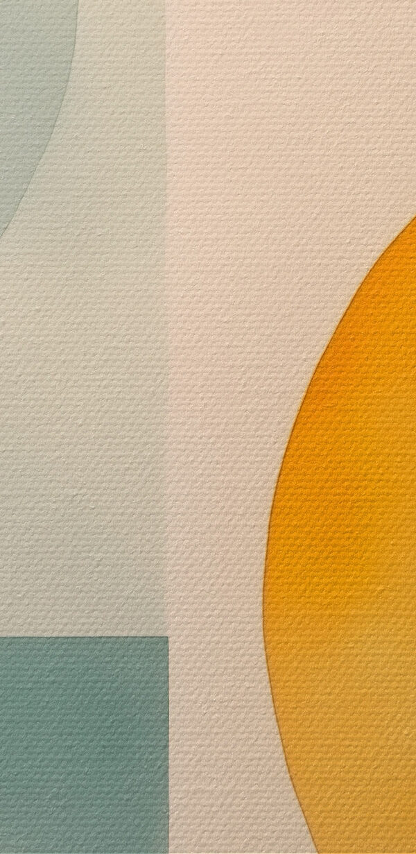 Soft shapes in warm tones