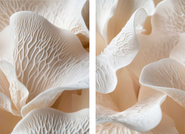 Whimsical petal formations in soft hues Whimsical petal formations in soft hues