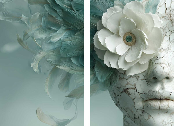 Ethereal design with delicate textures Ethereal design with delicate textures